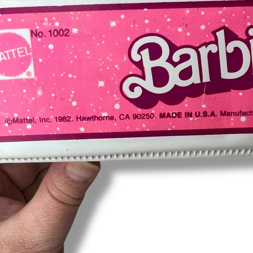 Vintage‎ 1982 Mattell Barbie Fashion Doll Case No. 1002 Made In USA - READ